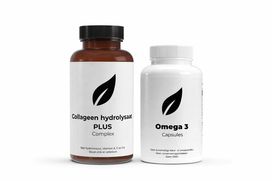 Collectie foto van de Hair & Skin bundel op een witte achtergrond