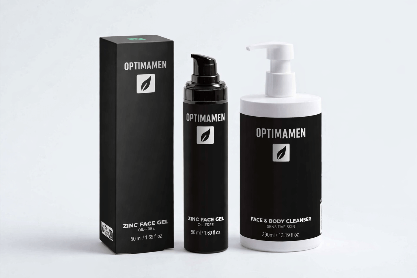 Collectie foto van de Clear Focus Duo bundel op een witte achtergrond