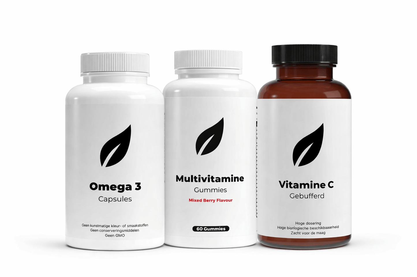 Collectie foto van de Daily Engine Stack bundel op een witte achtergrond